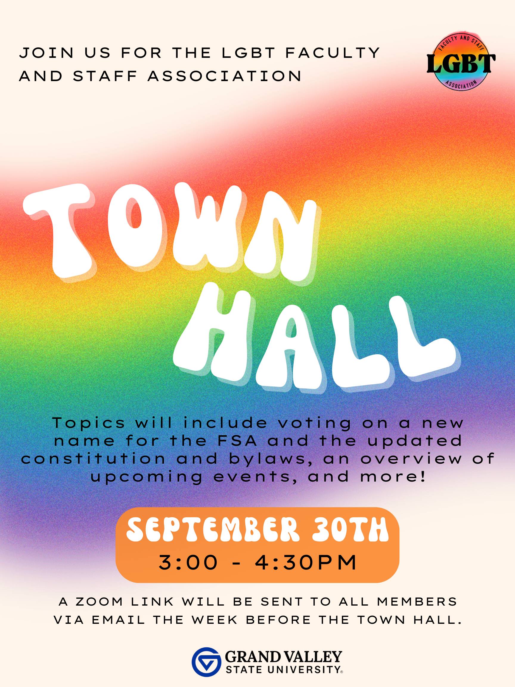 Town Hall flyer